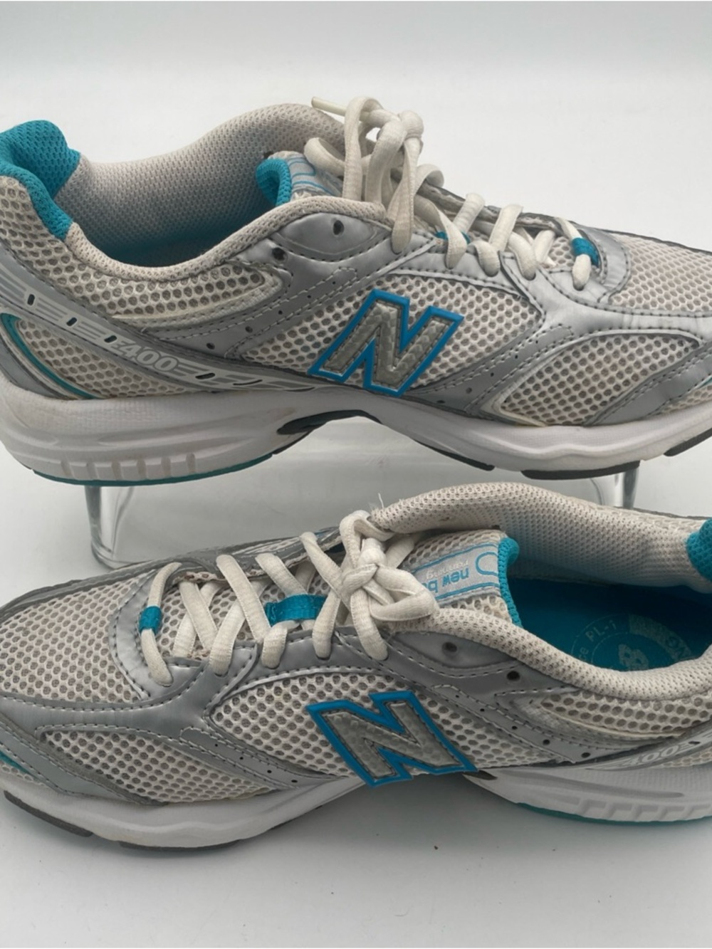 New Balance Turquoise Mesh Lined Sneaker Interior - Picture 3 of 10